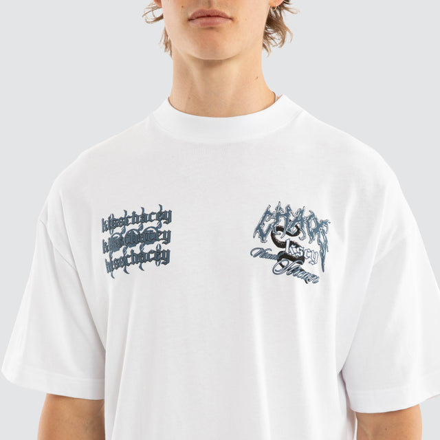 Clusters Street Tee Optical White