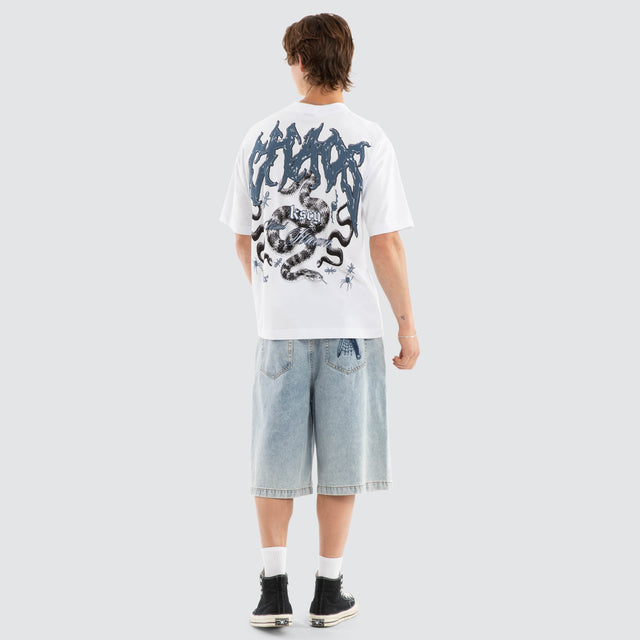 Clusters Street Tee Optical White