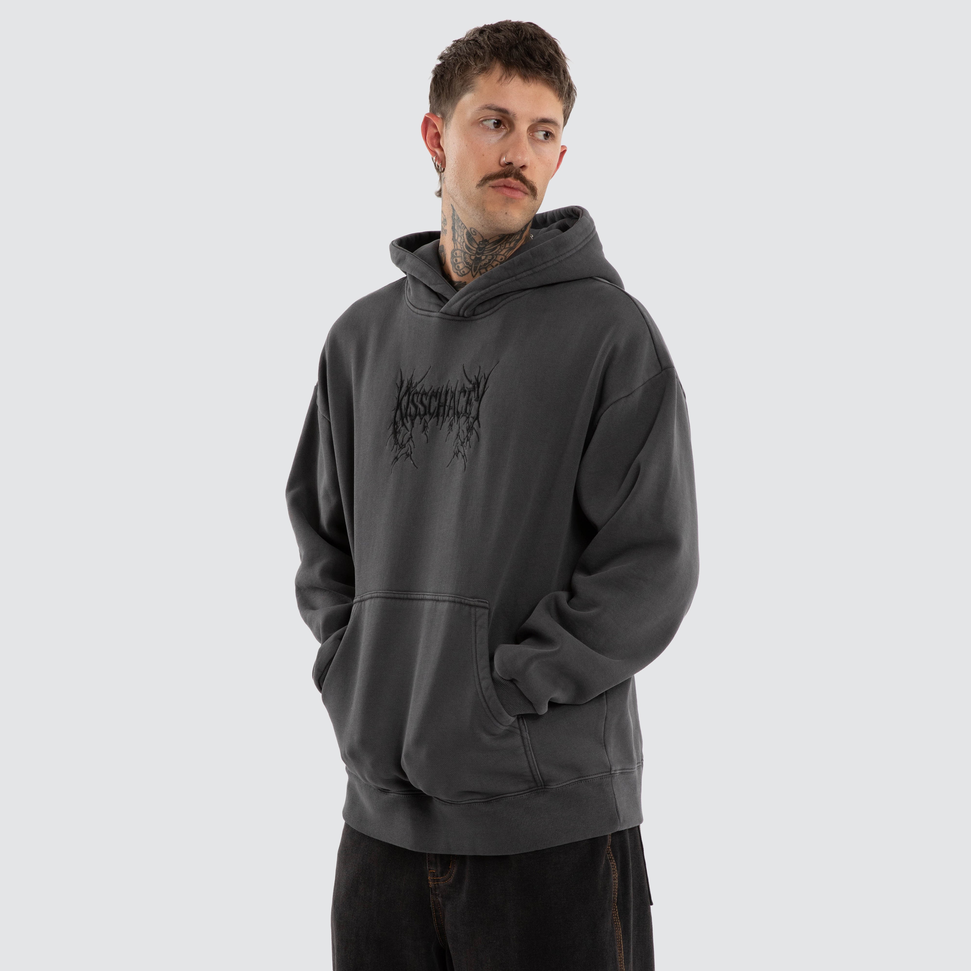KSCY Renegade Relaxed Hoodie in Grey | Neverland Store