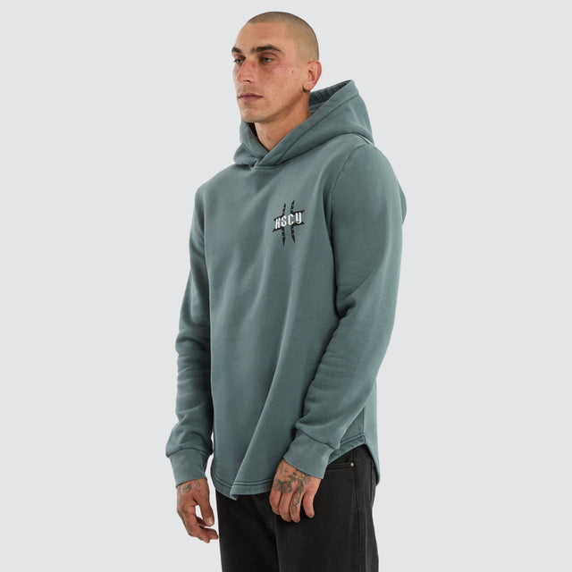 Catalyst Dual Curved Hoodie Pigment Stormy Weather