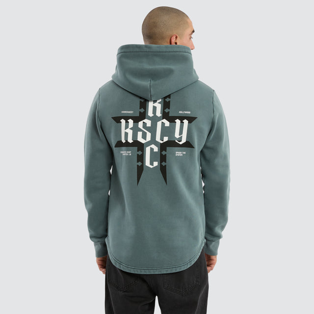 Catalyst Dual Curved Hoodie Pigment Stormy Weather