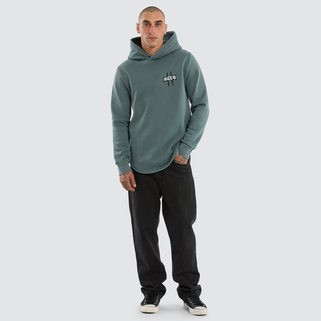 Catalyst Dual Curved Hoodie Pigment Stormy Weather