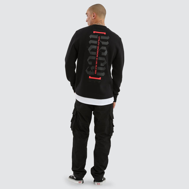 Apparition Layered Sweater Jet Black