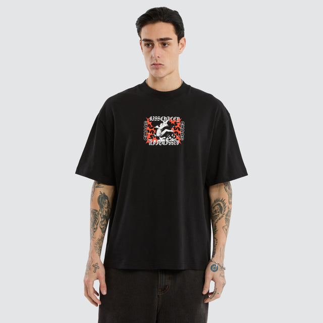 Crowdsurf Street Tee Jet Black