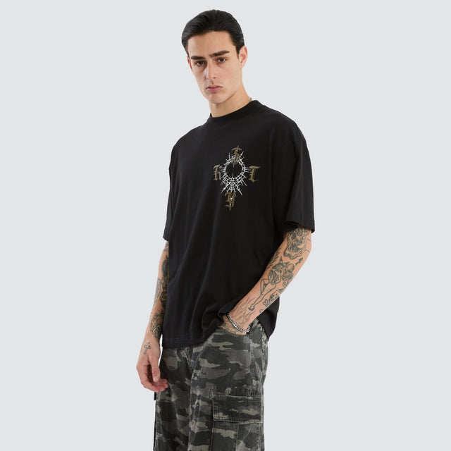 Depiction Street Tee Jet Black