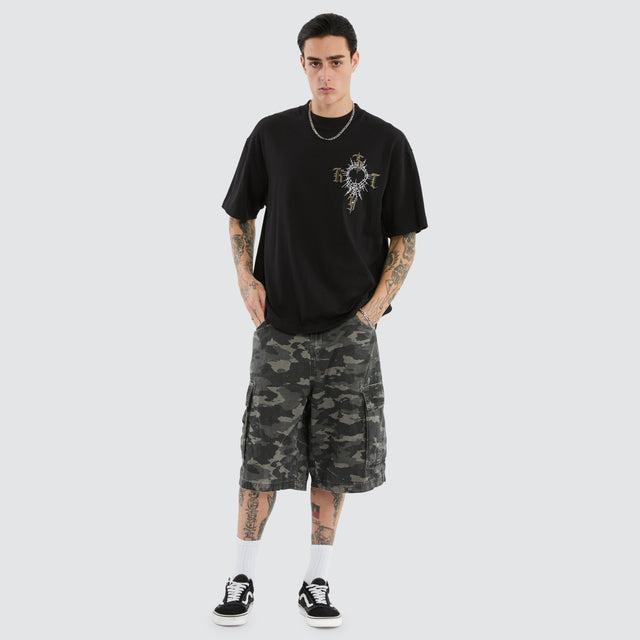 Depiction Street Tee Jet Black