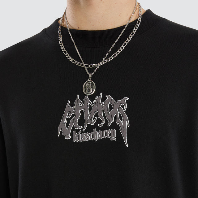 Melt Loopback Street Tee Jet Black