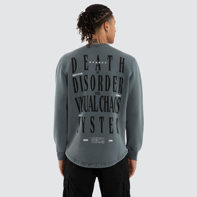 Rebellion Dual Curved Sweater Pigment Stormy Weather