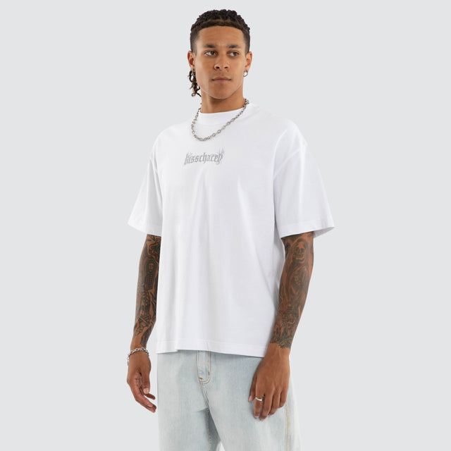 Hellwake Street Tee Optical White