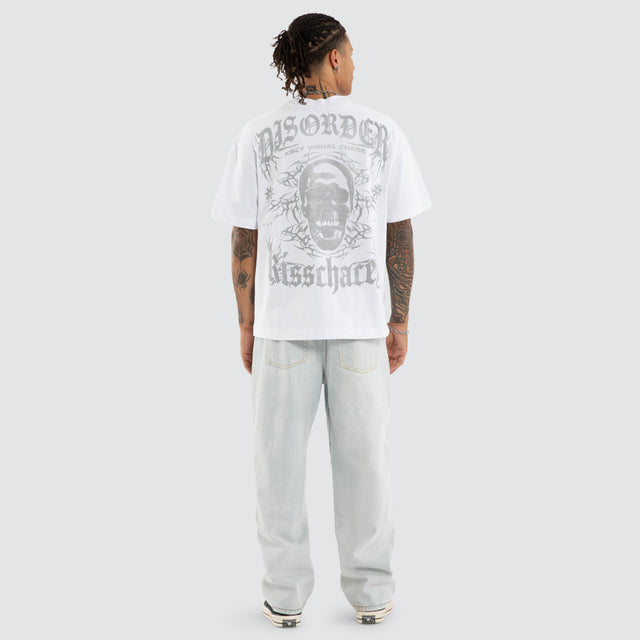 Hellwake Street Tee Optical White