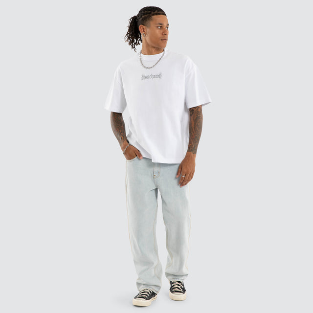 Hellwake Street Tee Optical White