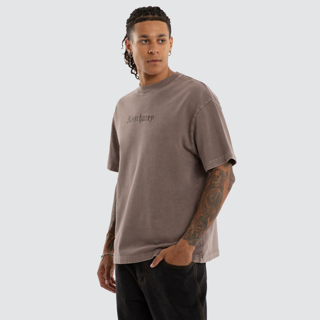 Hexborn Loopback Street Tee Snow Iron