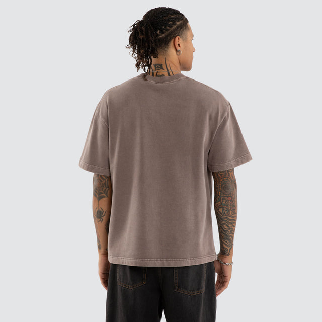 Hexborn Loopback Street Tee Snow Iron
