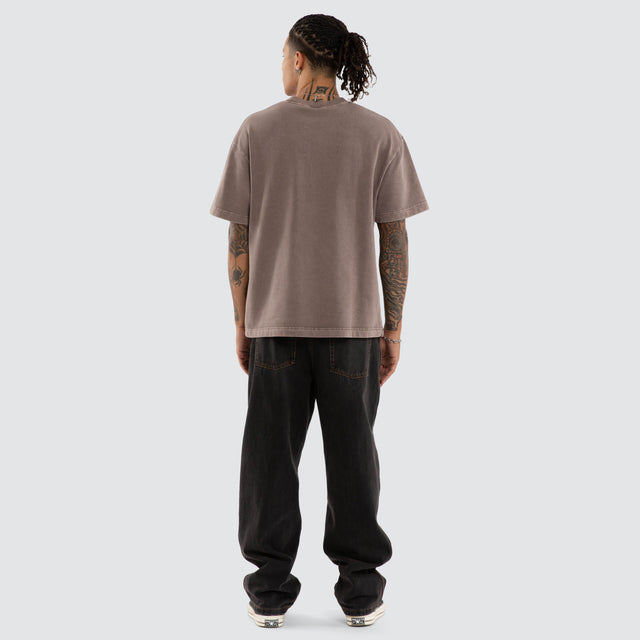 Hexborn Loopback Street Tee Snow Iron