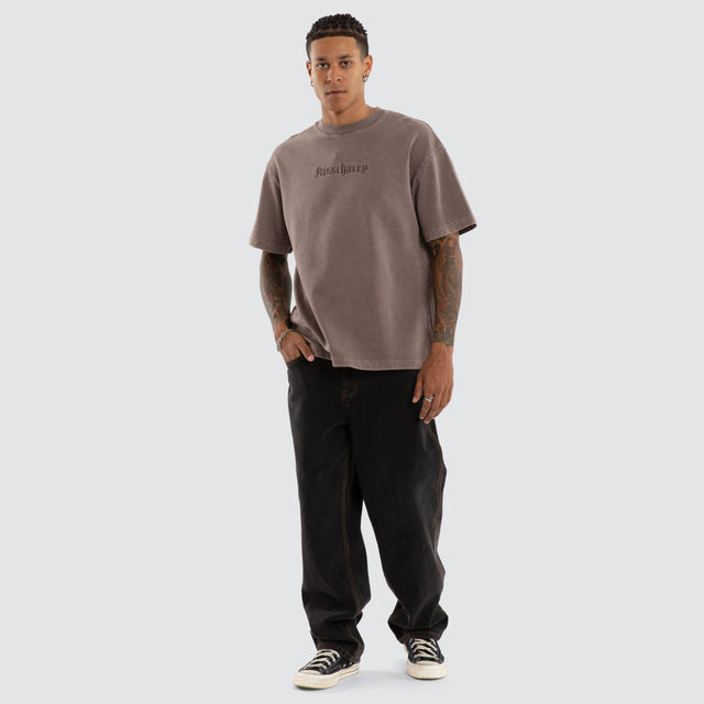 Hexborn Loopback Street Tee Snow Iron