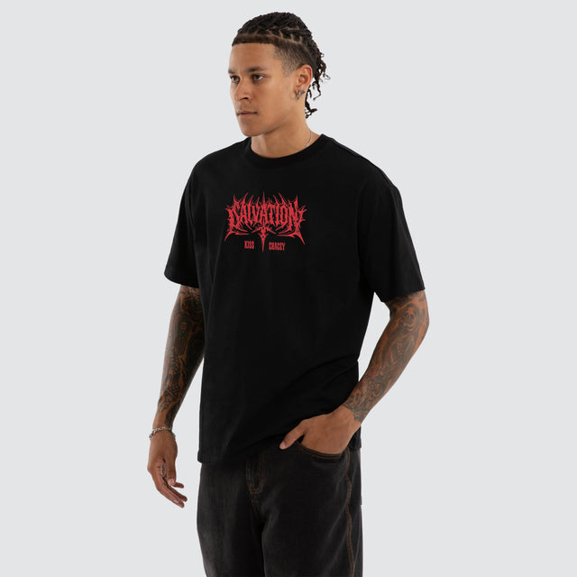 Feel Box Fit Tee Jet Black