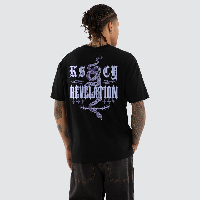 Sync Box Fit Tee Jet Black