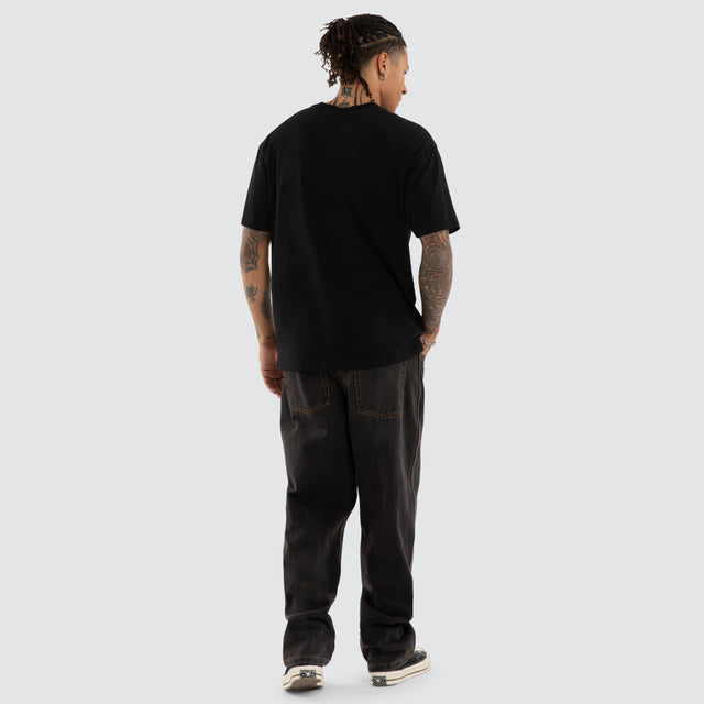 Bedlam Box Fit Tee Jet Black