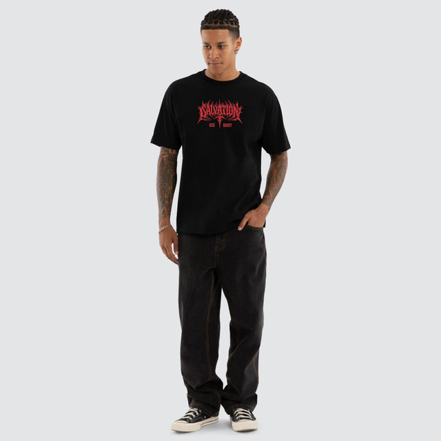 Feel Box Fit Tee Jet Black