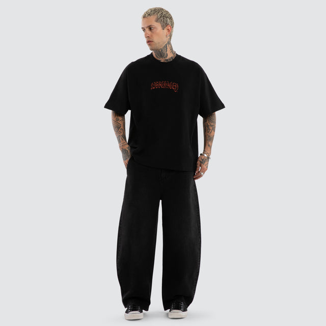 Overdrive Batwing Tee Jet Black