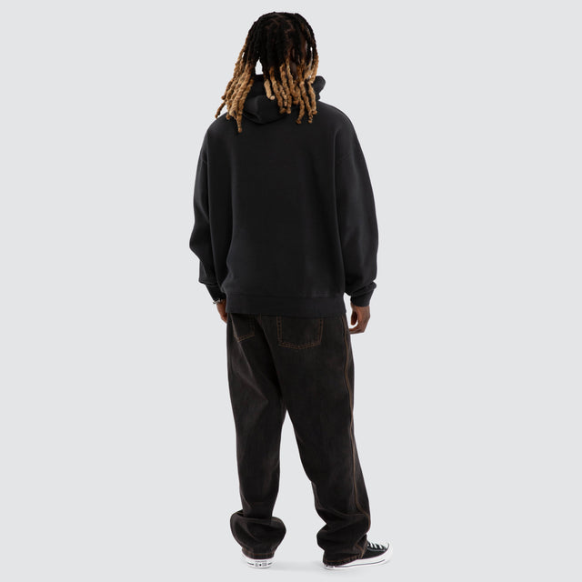 Scratch Oversized Hoodie Pigment Anthracite