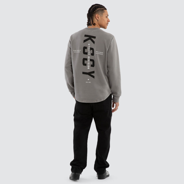 Griffith Dual Curved Sweater Pigment Frost Grey