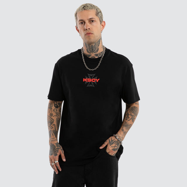 Pendulum Relaxed Tee Jet Black