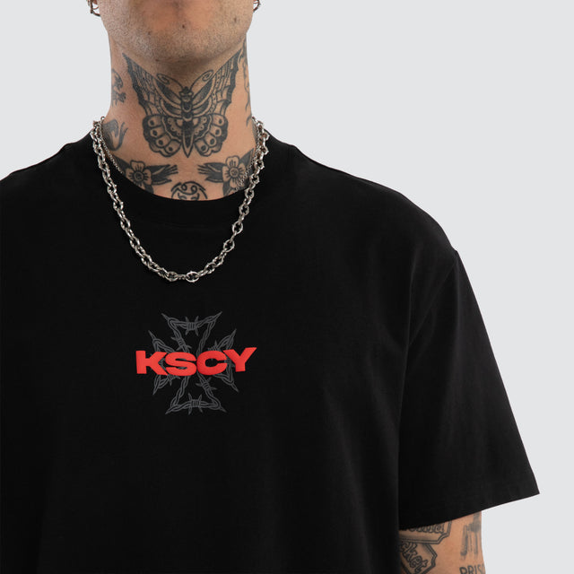 Pendulum Relaxed Tee Jet Black