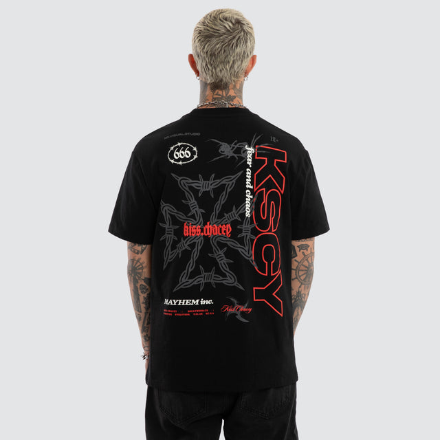 Pendulum Relaxed Tee Jet Black