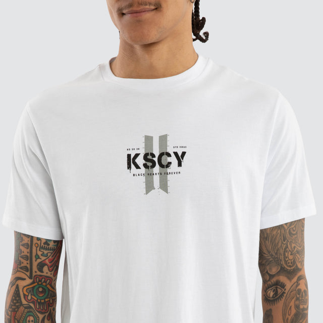 Inferno Dual Curved Tee Optical White