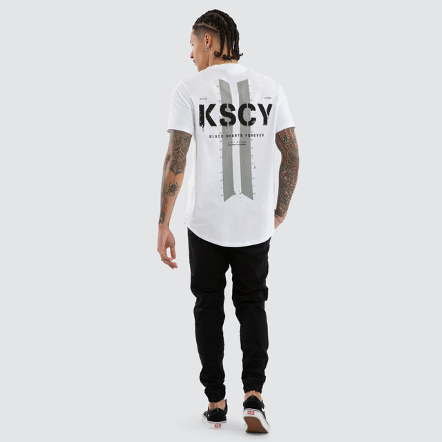Inferno Dual Curved Tee Optical White
