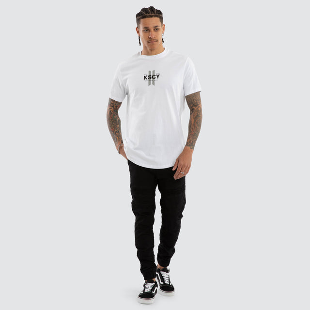 Inferno Dual Curved Tee Optical White