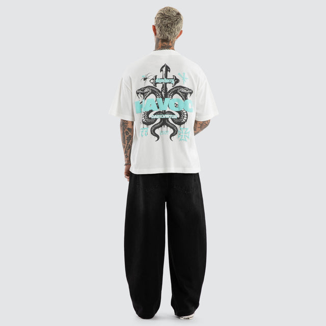 Despair Street Tee Natural White