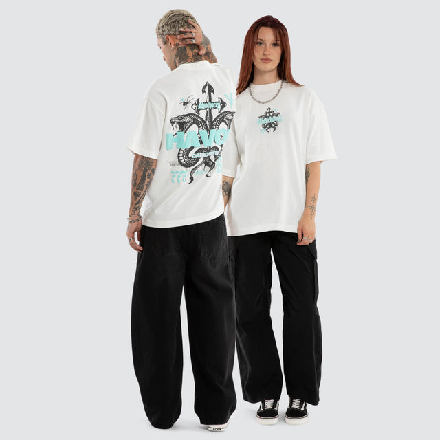 Despair Street Tee Natural White