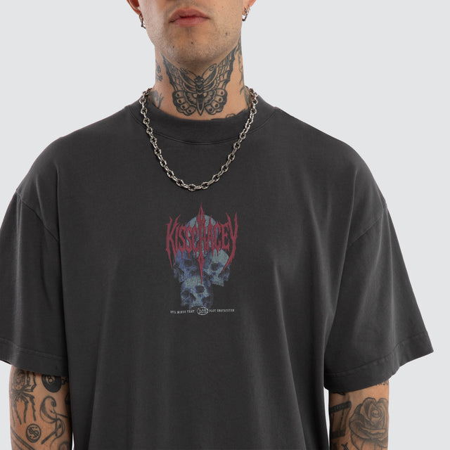 Destruction Street Tee Pigment Ebony