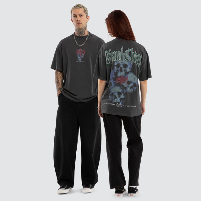 Destruction Street Tee Pigment Ebony
