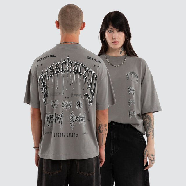 Forgiveness Street Tee Steel Grey