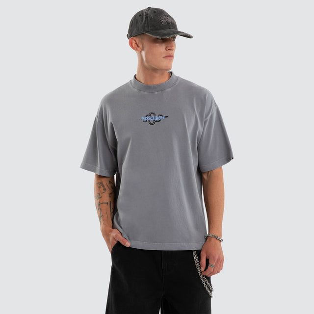 Fuel Street Tee Pigment Sky Rocket