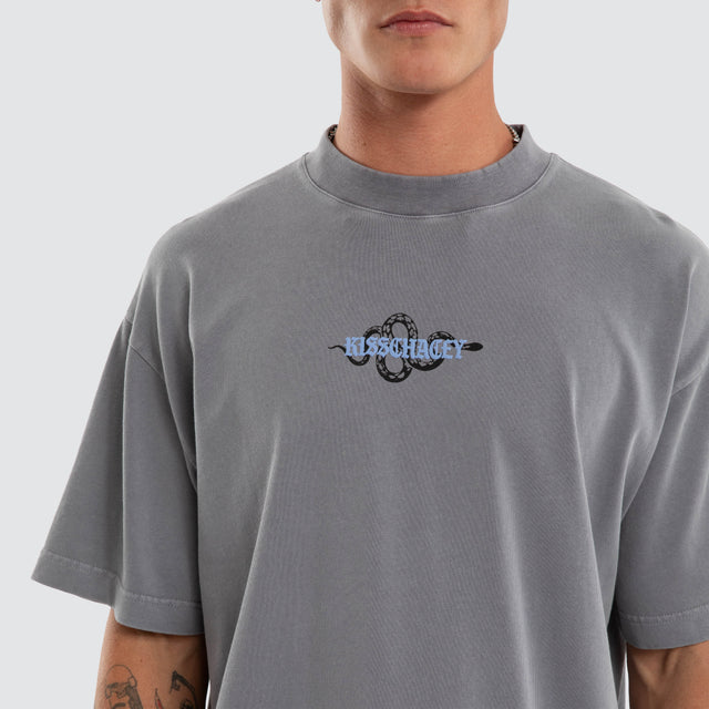 Fuel Street Tee Pigment Sky Rocket