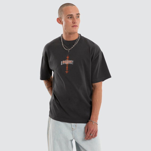 Cathartic Street Tee Pigment Black