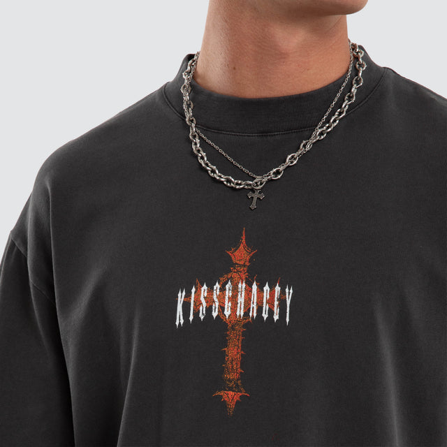 Cathartic Street Tee Pigment Black