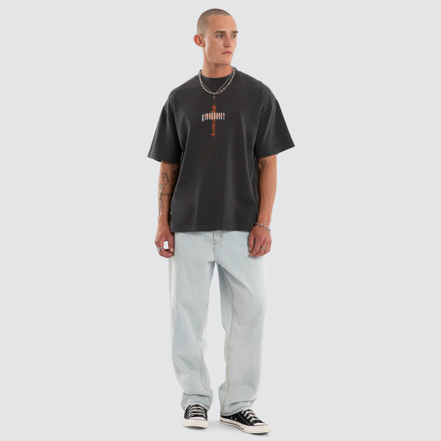 Cathartic Street Tee Pigment Black