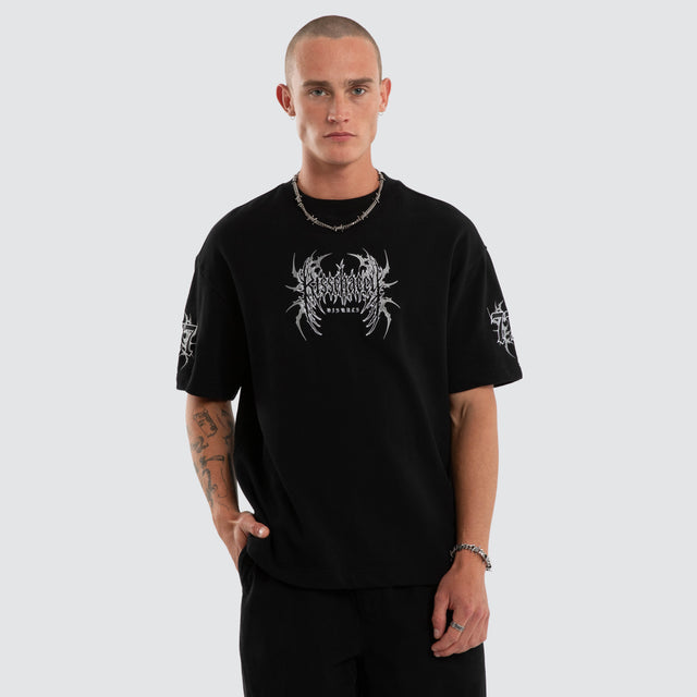 Threshold Loopback Street Tee Jet Black
