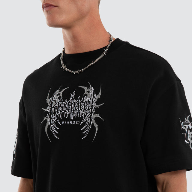 Threshold Loopback Street Tee Jet Black