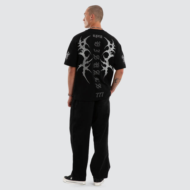 Threshold Loopback Street Tee Jet Black