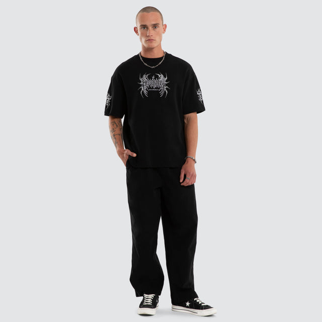 Threshold Loopback Street Tee Jet Black