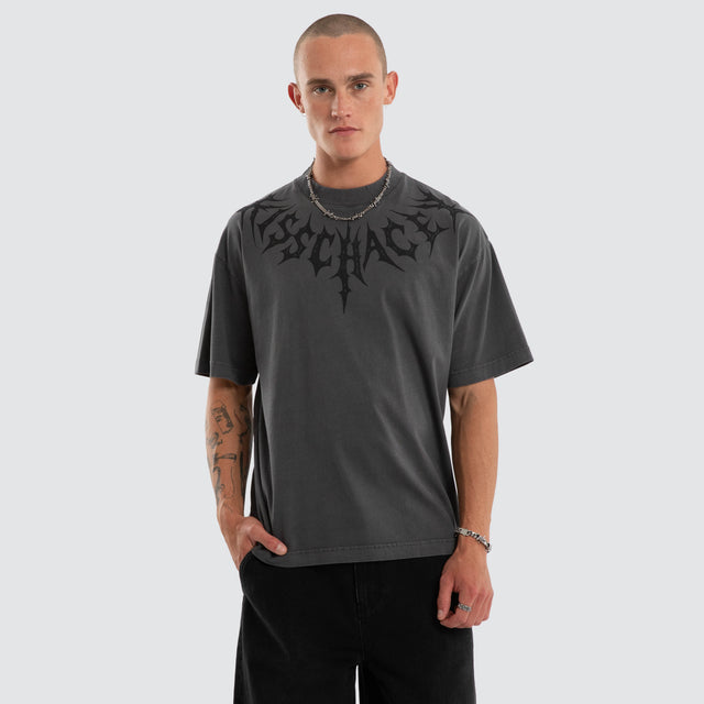 Saga Street Tee Pigment Asphalt