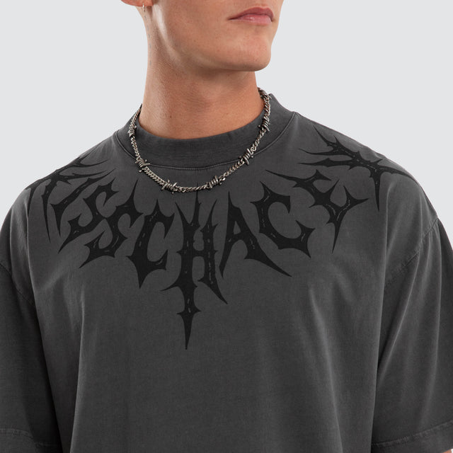 Saga Street Tee Pigment Asphalt
