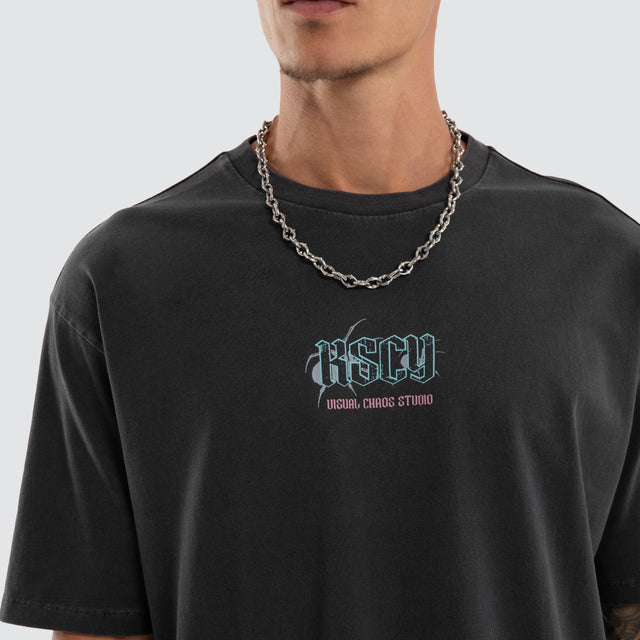 Wither Box Fit Tee Pigment Black