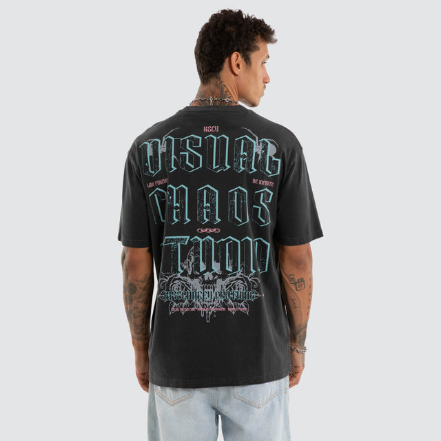 Wither Box Fit Tee Pigment Black